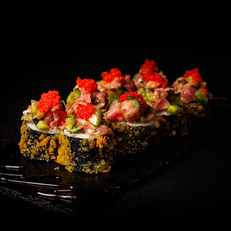 Темпурный с тунцом тар тар